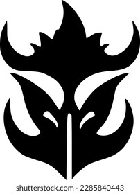 Vektorgrafik des bösen Symbols