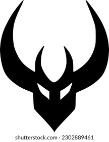 vector illustration of evil monster
