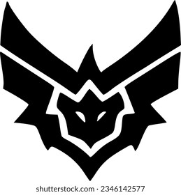 vector illustration of evil monster