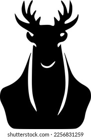 vector illustration of evil monster shape