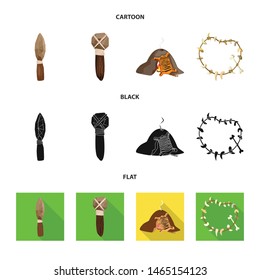 Vector illustration of evolution and prehistory icon. Collection of evolution and development stock symbol for web.