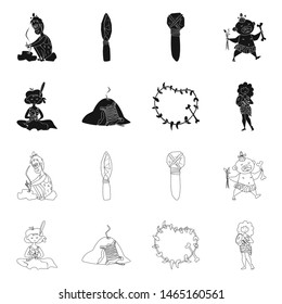 Vector illustration of evolution and prehistory logo. Set of evolution and development vector icon for stock.