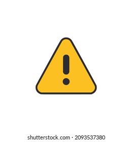 Vector illustration of exclamation mark icon