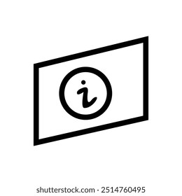 Ilustración vectorial del icono de signo de exclamación. color blanco y negro.