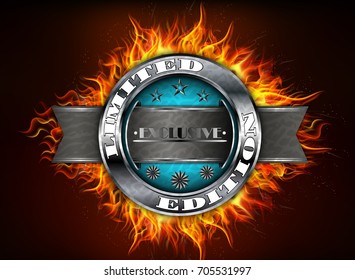 Vector illustration of Exclusive limited edition 