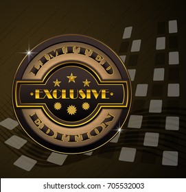 Vector illustration of Exclusive limited edition
