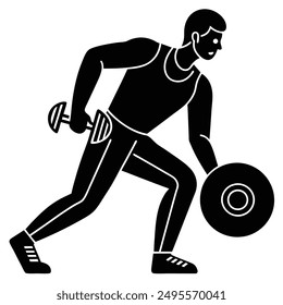 Vector Illustration of Exercise and Fitness Routines