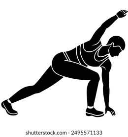 Vector Illustration of Exercise and Fitness Routines