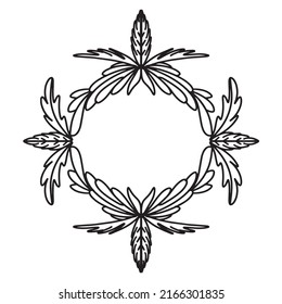 Ilustración vectorial de la corona exótica. Es perfecto como una impresión de diferentes artículos, como tarjetas de regalo, invitaciones, logotipo, etc.