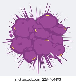 vector illustration of an explosion icon
