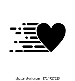 vector illustration of express love icon
