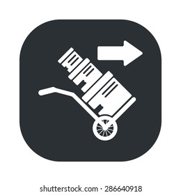 vector illustration of express service concept with shadow