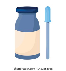Vector illustration of eye and drops icon. Set of eye and product stock vector illustration.