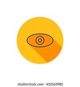 Vector illustration of eye icon
