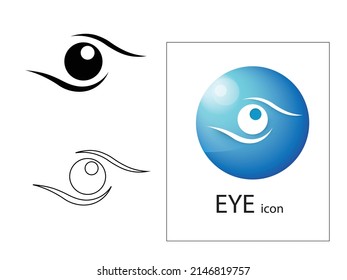 vector illustration eye icons design template
