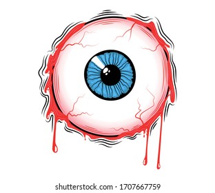 Vektorillustration-Illustration von Augenballen