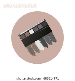 Vector Illustration of Eye-Shadows 