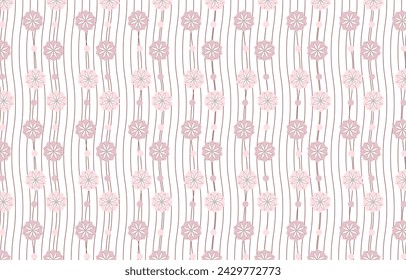Vector illustration of fabric pattern or tiny flowers pattern on blue background,textile,wallpaper