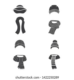 Vector illustration of fabric and weather  sign. Collection of fabric and fashion  stock symbol for web.