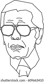 vector Illustration of face