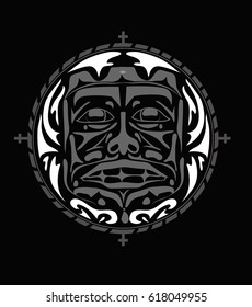 Vector illustration of the face symbol