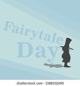 vector illustration of fairytale day design template. fairytale day background.