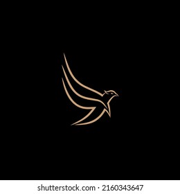 Vector illustration of falcon icon
