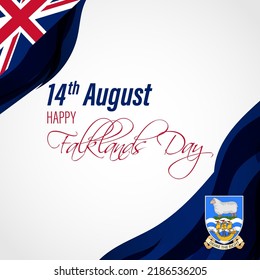 Vector illustration for Falklands Day