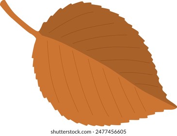 Vector illustration of fallen leaves