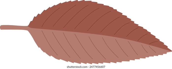 Vector illustration of fallen leaves