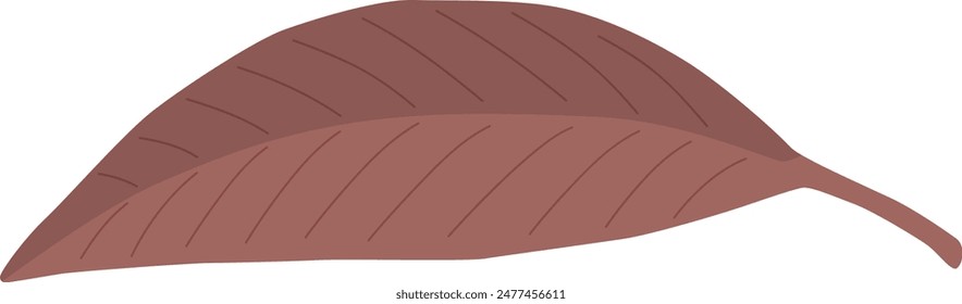 Vector illustration of fallen leaves