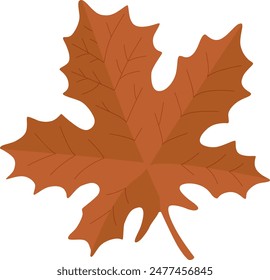 Vector illustration of fallen leaves