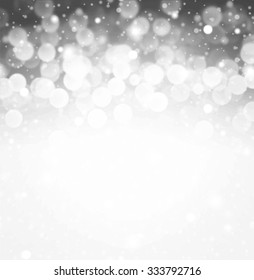 Vector illustration falling snow. Snowfall. Christmas background. Winter. EPS 10