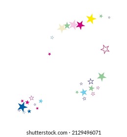 vector illustration.  A falling star background.