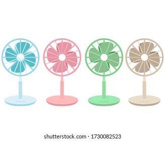 Vector illustration of a fan,  Electric fan icon