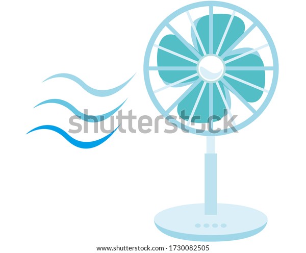 Vector
illustration of a fan,  Electric fan
icon