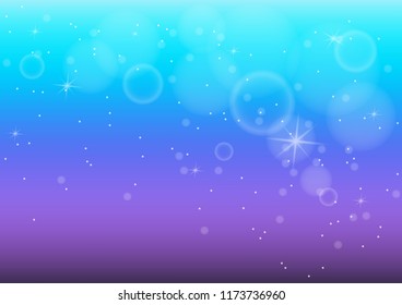 Vector illustration of fantastic colorful galaxy,Abstract cosmic background
