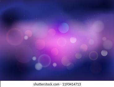 Vector illustration of fantastic colorful galaxy,Abstract cosmic background
