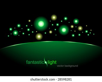 vector illustration fantastic light
