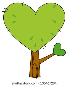 Vector illustration of a fantasy tree