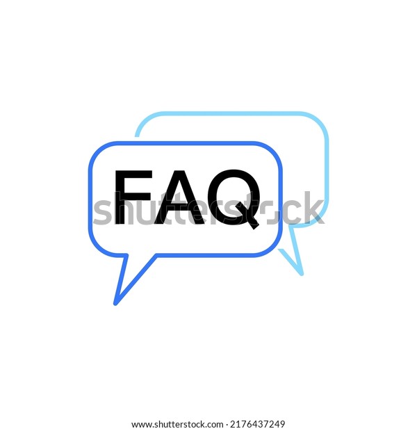 Vector Illustration Faq Frequently Asked Question Stock Vector Royalty Free 2176437249 2132