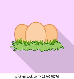 Vector illustration of farm and agriculture sign. Set of farm and plant vector icon for stock.