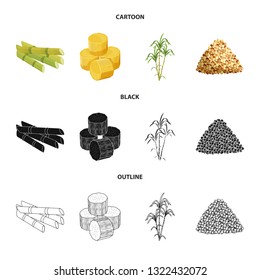 Vector illustration of farm and agriculture  symbol. Collection of farm and technology vector icon for stock.