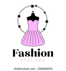 Vector Illustration Fashion Boutique Concept Stock Vector (Royalty Free ...