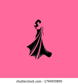 vector illustration of a fashion woman