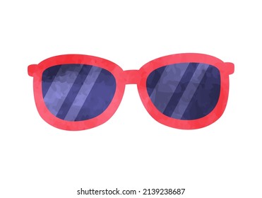 Vektorgrafik einer modischen Sonnenbrille