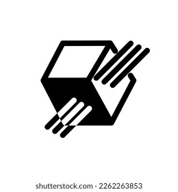Vector Illustration of fast delivery. Fast delivery application sign icon for goods and services.