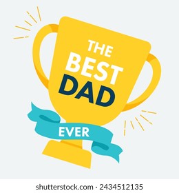 Vector illustration for Father's Day. For banners and posters.