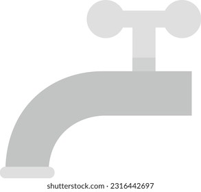 Vector illustration of a faucet.