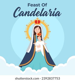 Vector illustration Feast of Candelaria. Vector eps 10